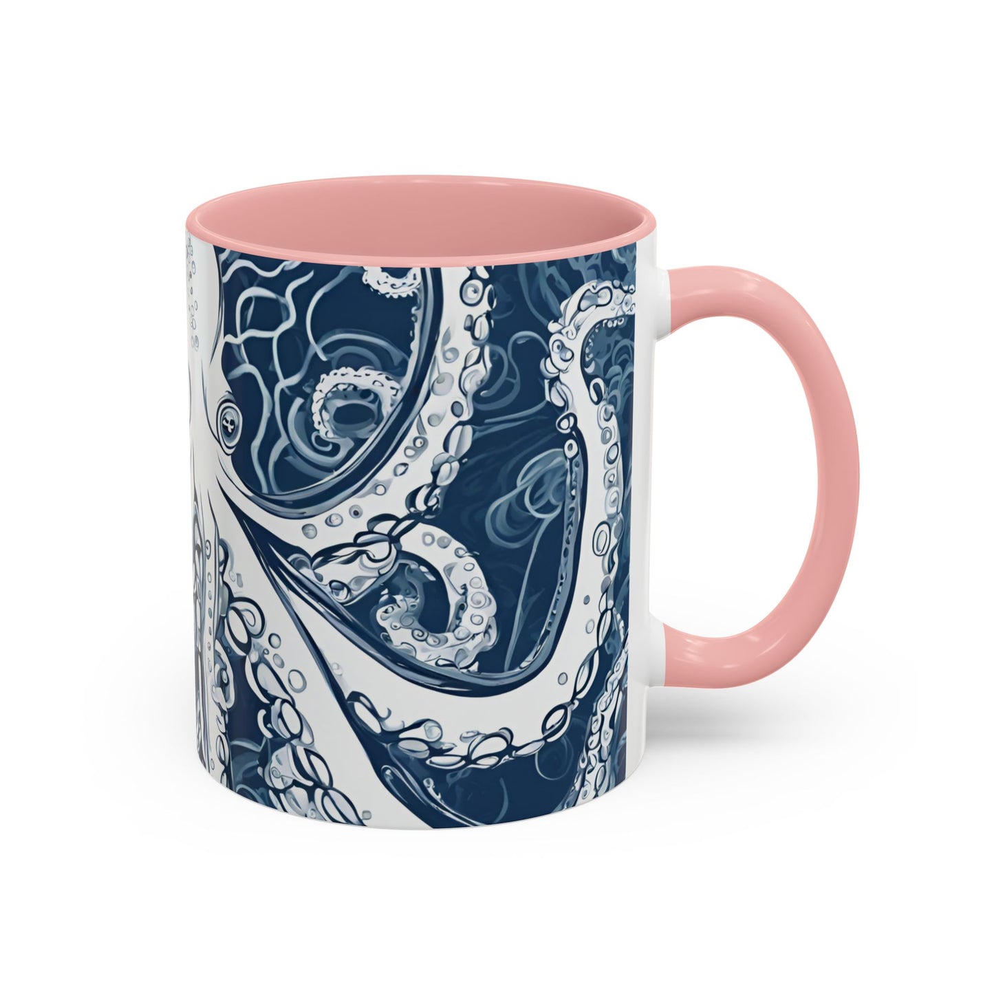Octopus 7 Accent Coffee Mug (11oz)