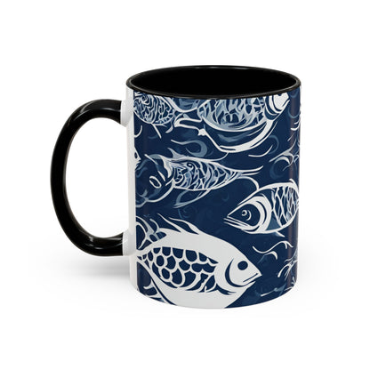 Fish 03 Accent Coffee Mug (11oz)