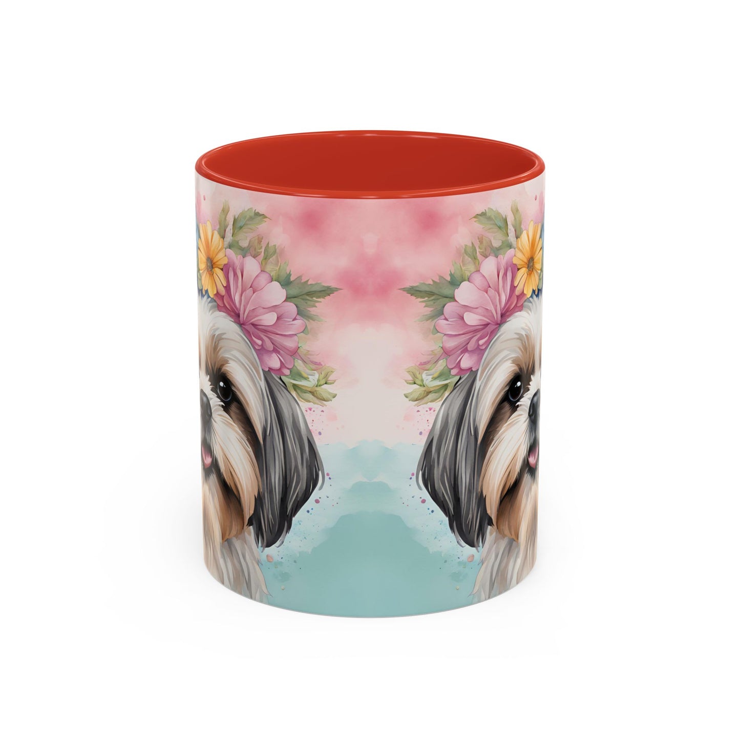 Shih Tzu 02 Accent Coffee Mug - Dog Lover Gift