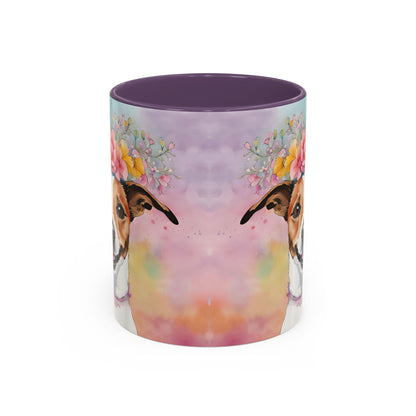 Jack Russell 03 Accent Coffee Mug - Dog Lover Gift