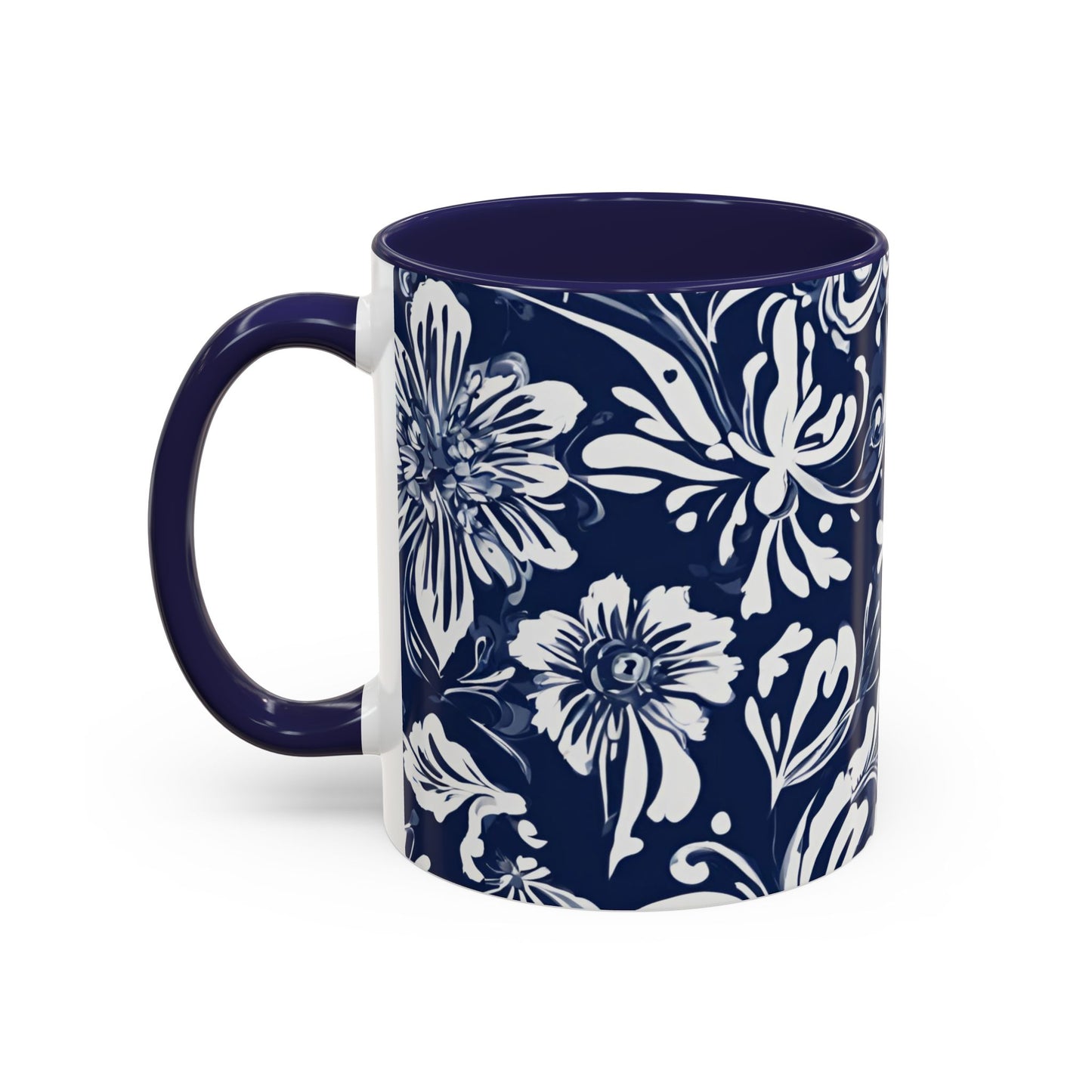 Flower 3 Accent Coffee Mug (11oz)