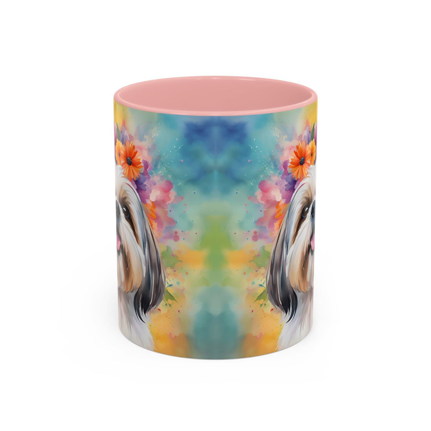 Shih Tzu 01 Accent Coffee Mug - Dog Lover Gift