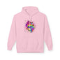 Multicolored Splash Cheetah Lips Unisex Valentines Hoodie