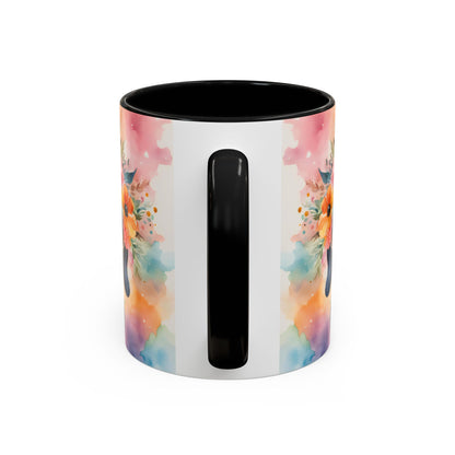 Dachshund 02 Accent Coffee Mug - Dog Lover Gift