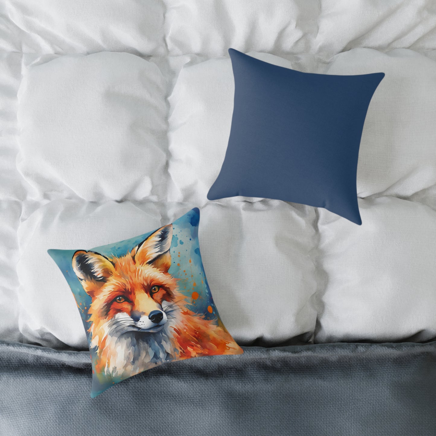 Fox 04 Poly Pillow - Natures Beauty Design