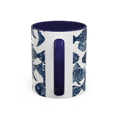 Fish 06 Accent Coffee Mug (11oz)
