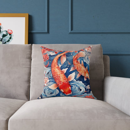 Koi Carp 05 Poly Pillow - Natures Beauty Design