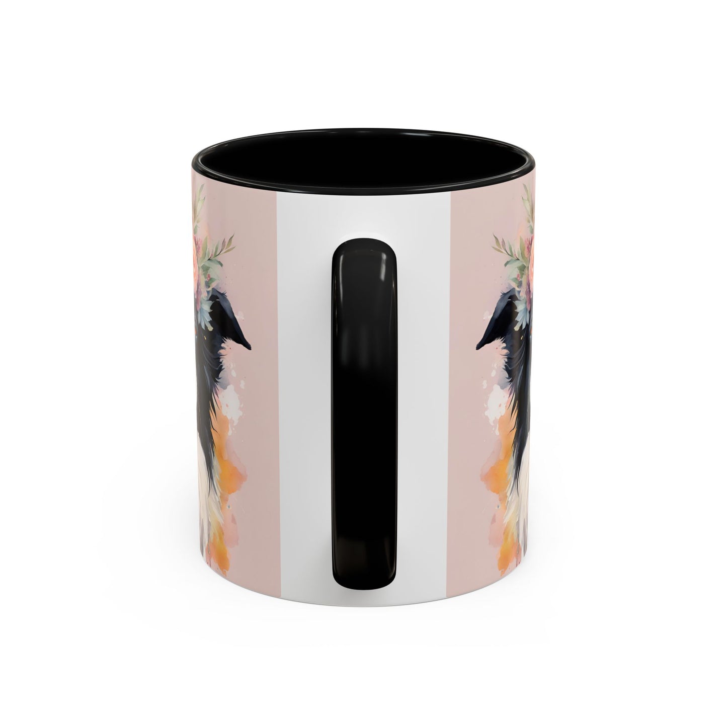Border Collie 02 Accent Coffee Mug - Dog Lover Gift