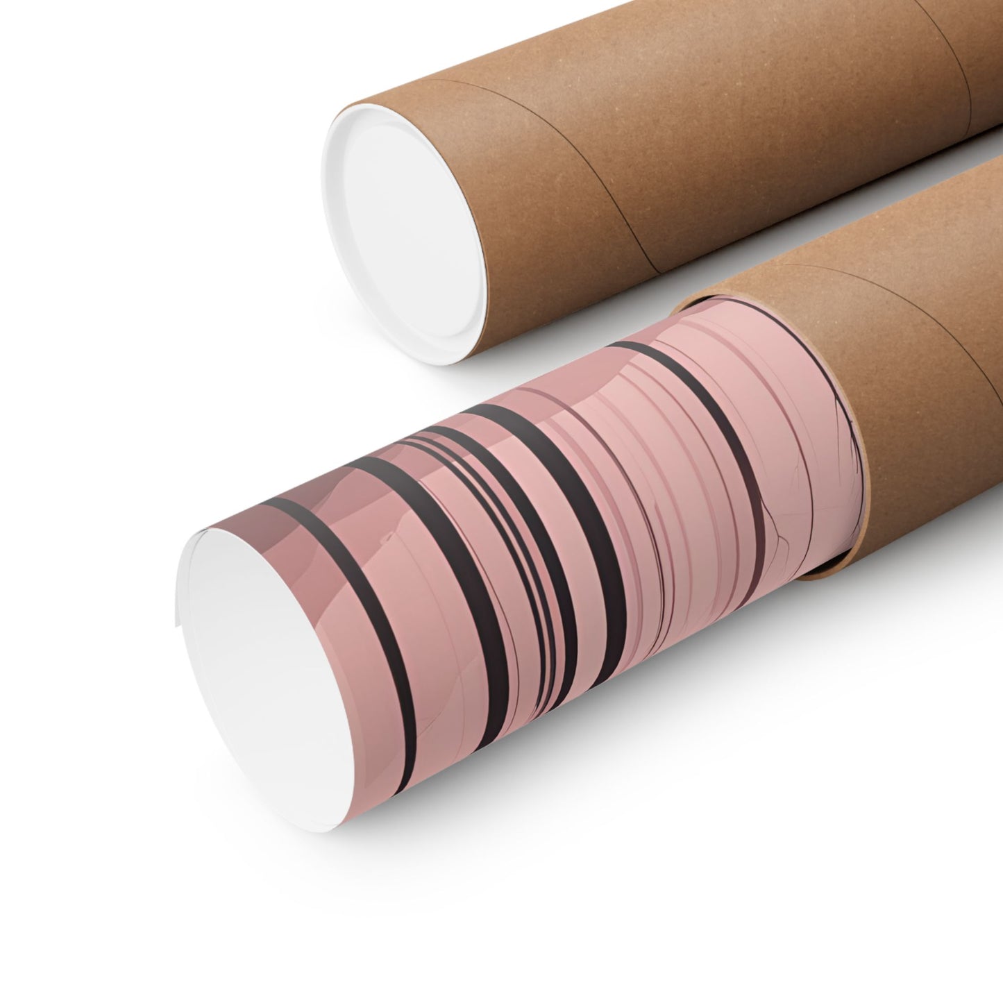Lonely Forest Pink 2 Matte Square Posters