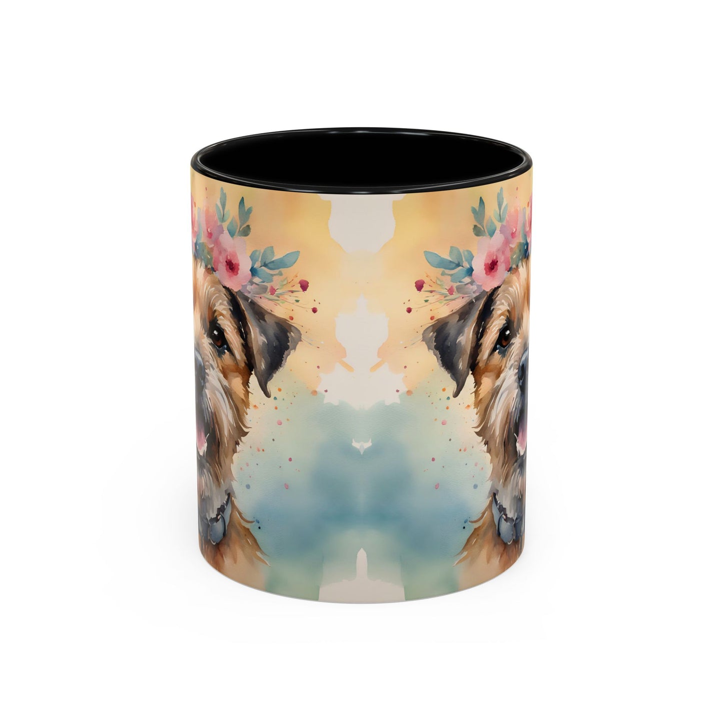 Border Terrier 01 Accent Coffee Mug - Dog Lover Gift