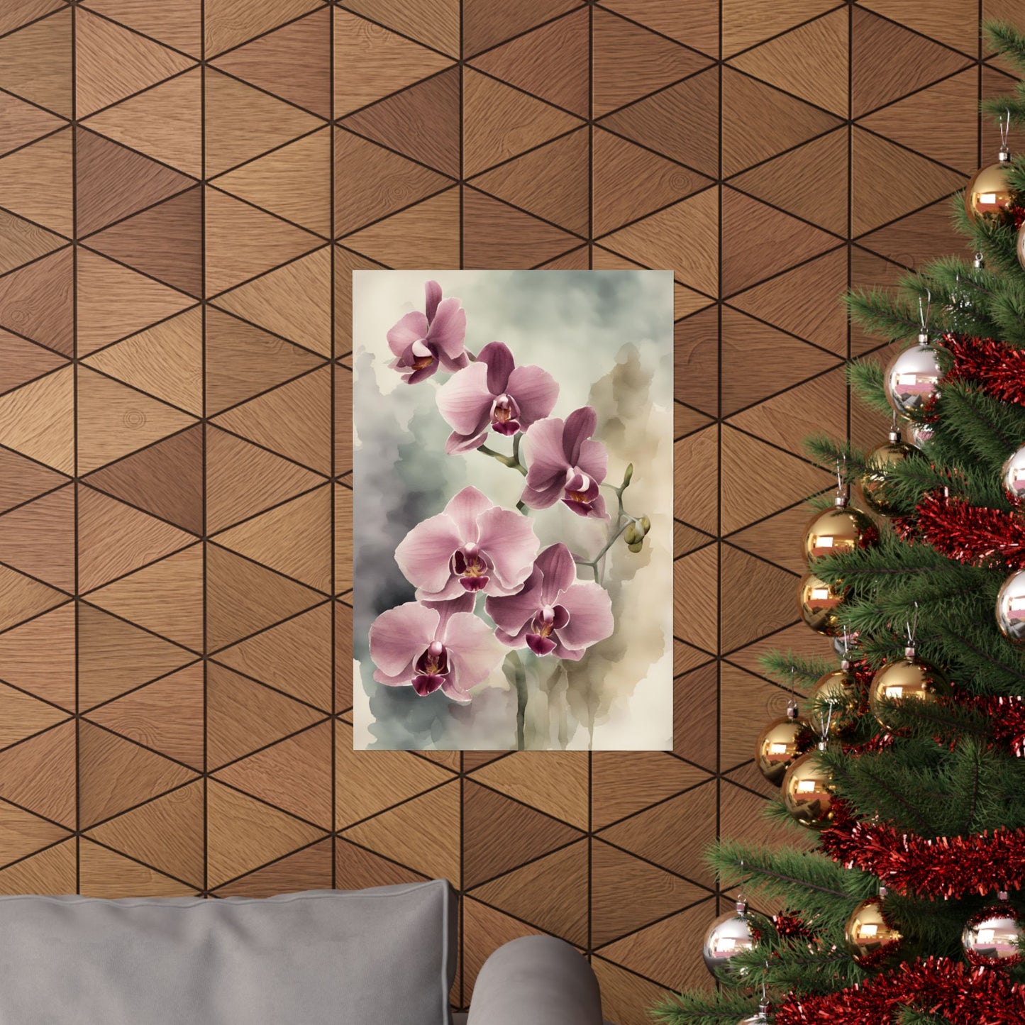 Orchids 05 Matte Vertical Poster