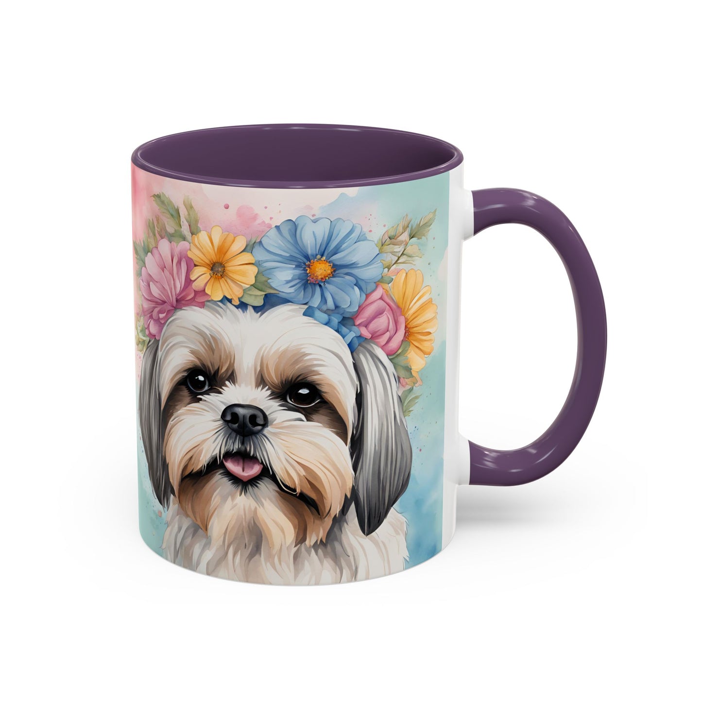 Shih Tzu 02 Accent Coffee Mug - Dog Lover Gift