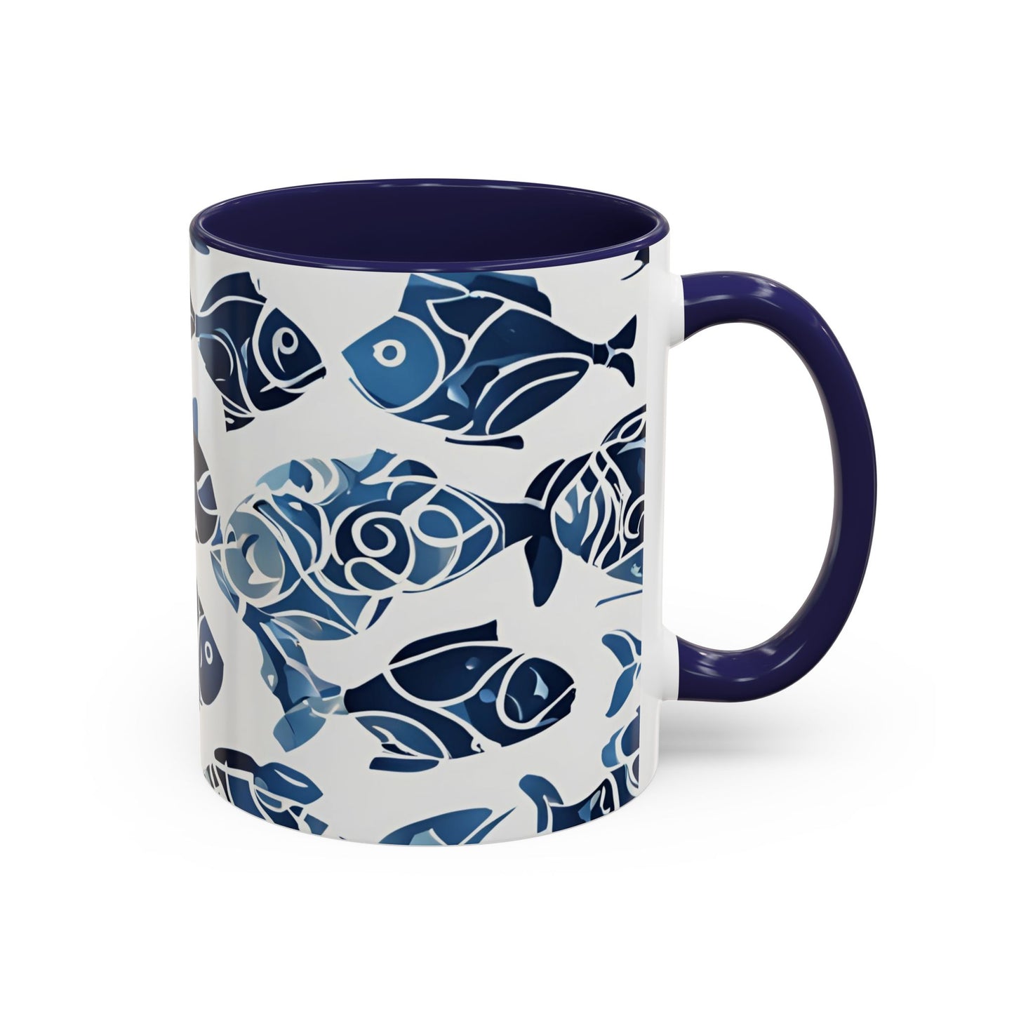 Fish 08 Accent Coffee Mug (11oz)