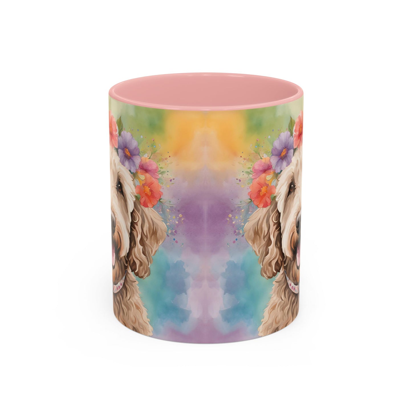 Labradoodle 01 Accent Coffee Mug - Dog Lover Gift