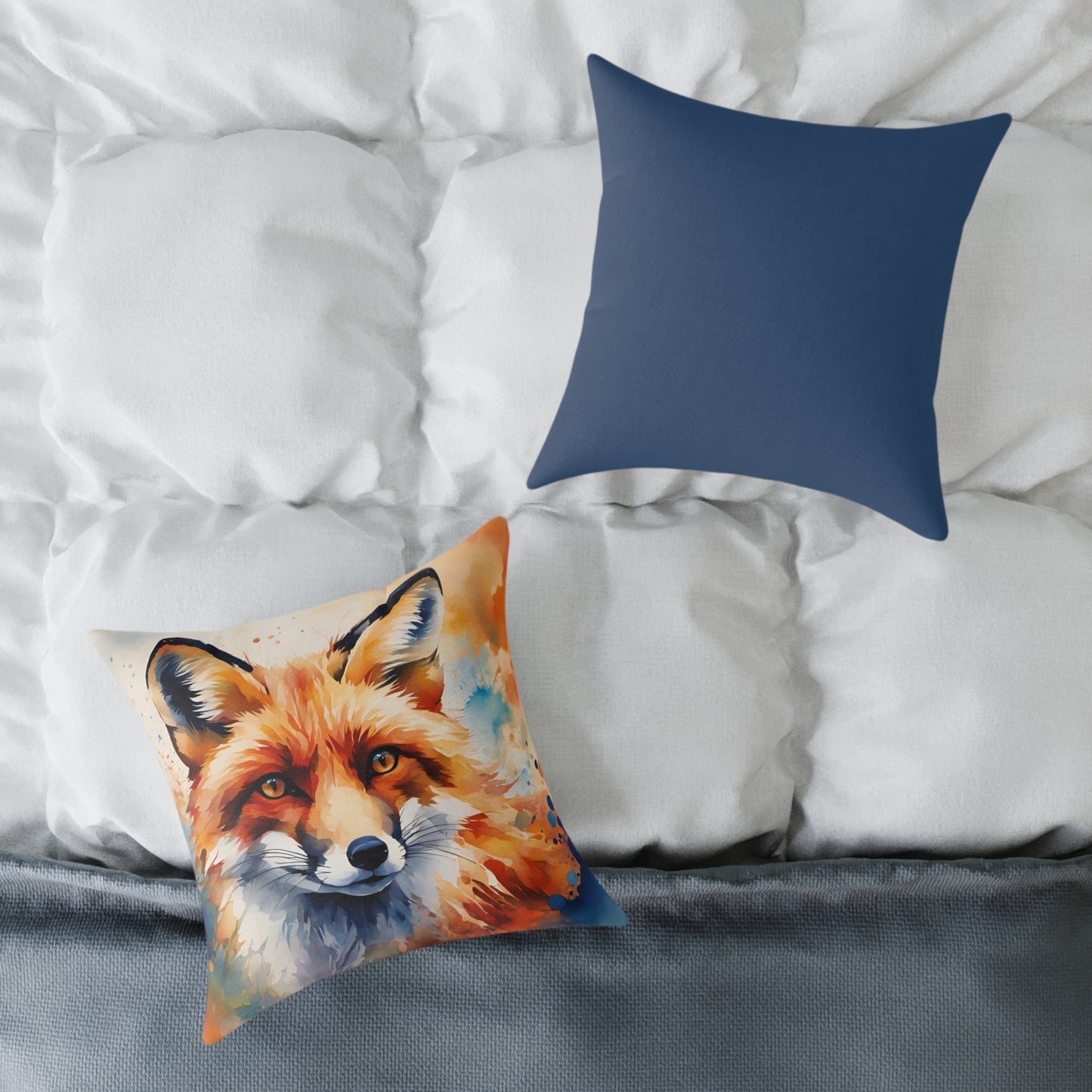 Fox 02 Poly Pillow - Natures Beauty Design