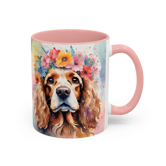 Cocker Spaniel 03 Accent Coffee Mug - Dog Lover Gift