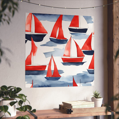 Blue Collection 19 Matte Print