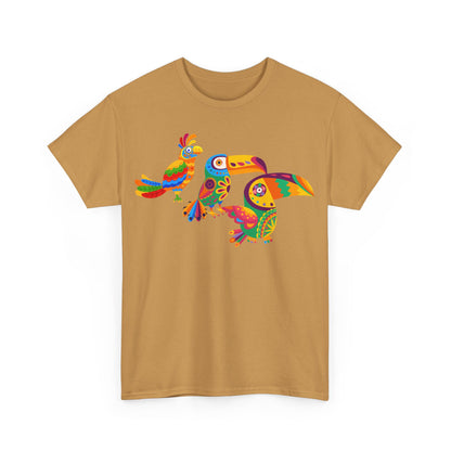 Jazzy birds 09 Unisex Heavy Cotton Tee
