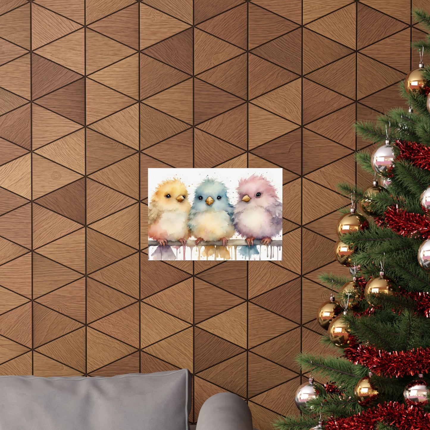 Nursery Birdies 3 Matte Horizontal Posters