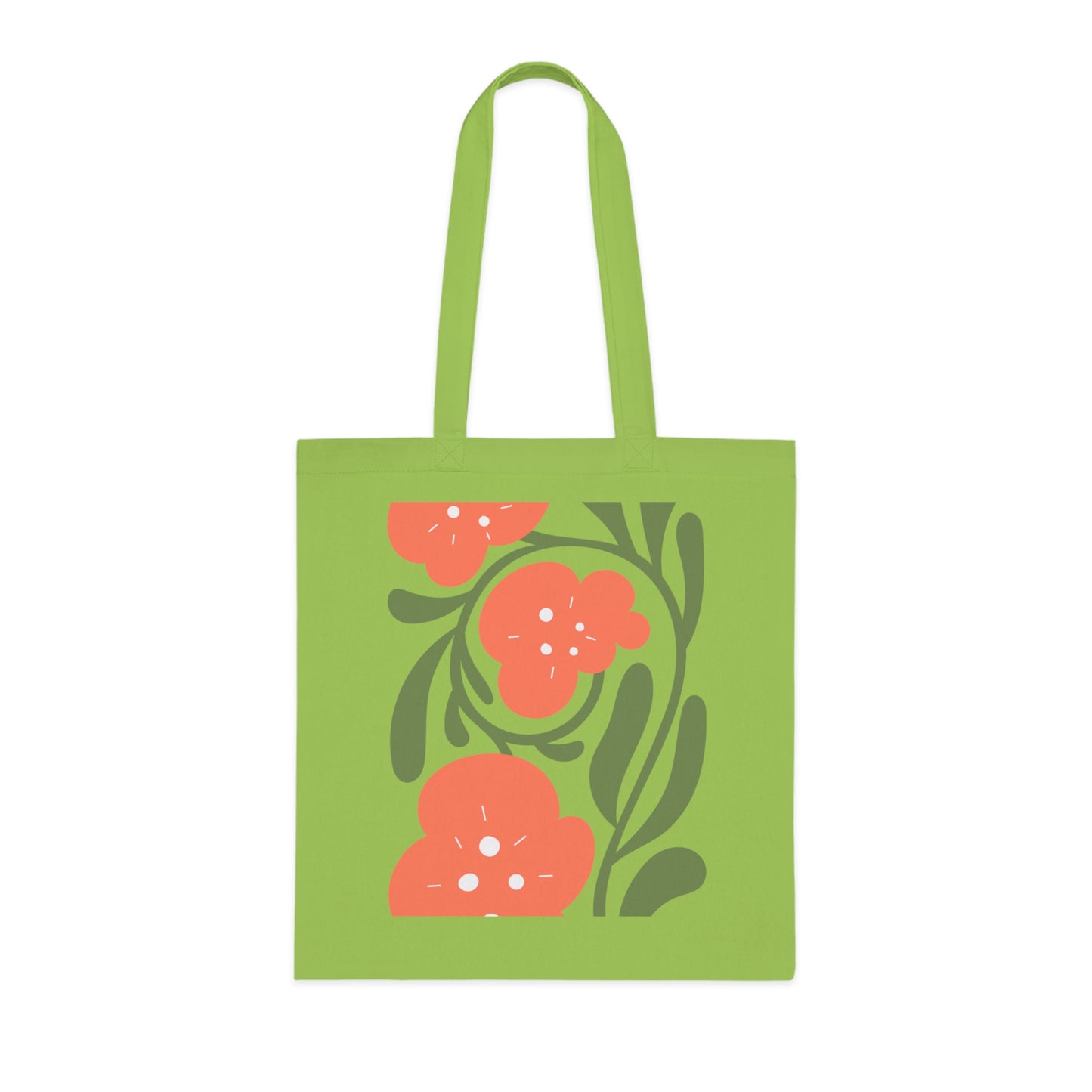 Abstract flowers 06 Cotton Tote