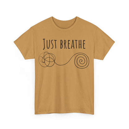 Just breathe Unisex Heavy Cotton Tee