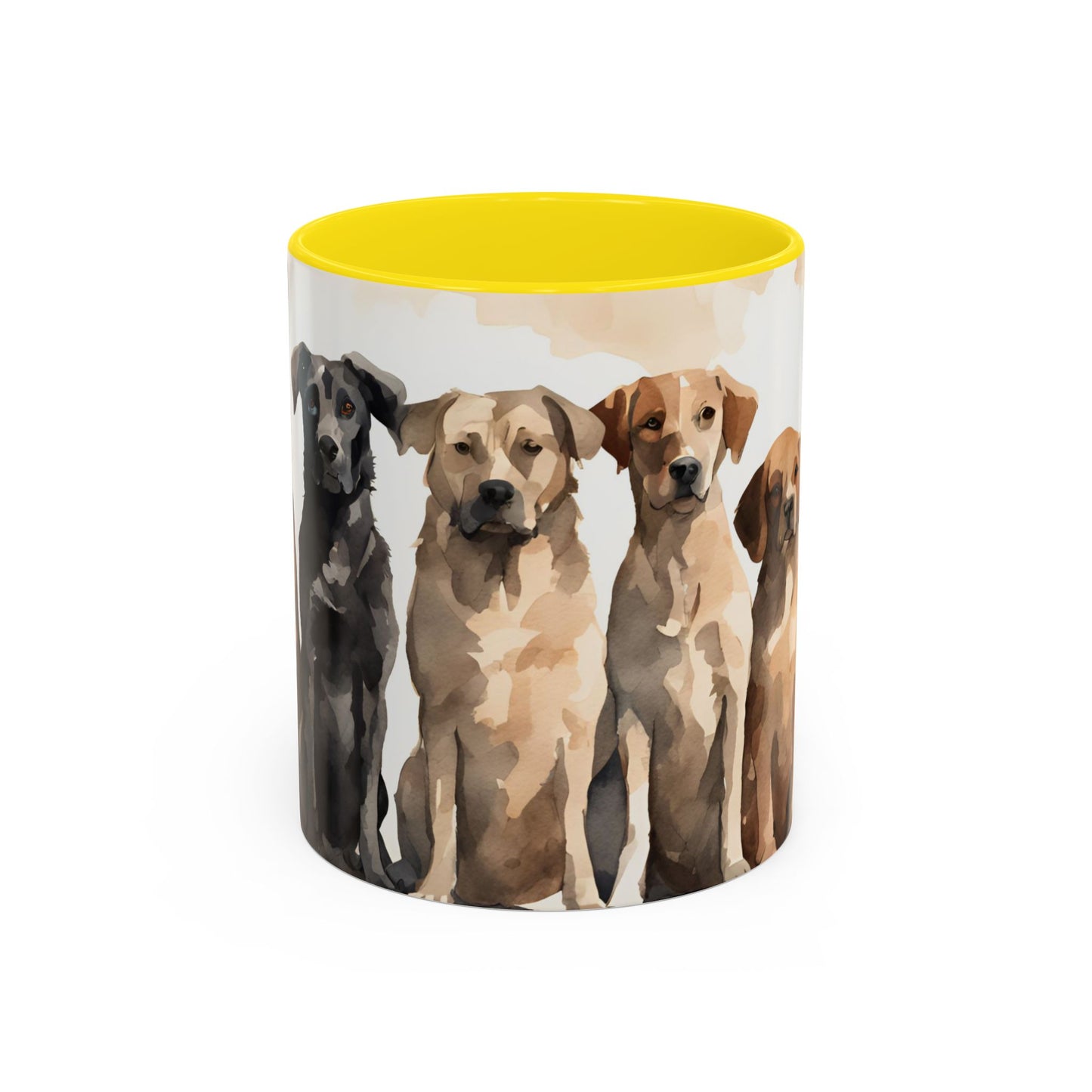 Doggies in a Row 3 Accent Mug 11oz