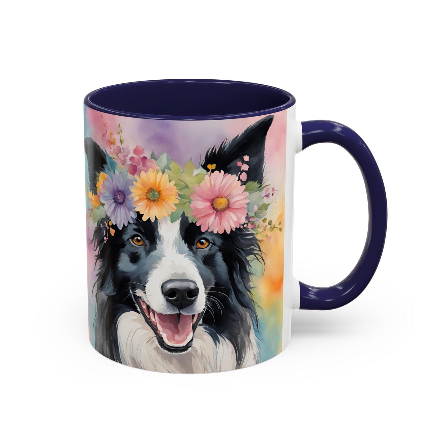 Border Collie 03 Accent Coffee Mug - Dog Lover Gift