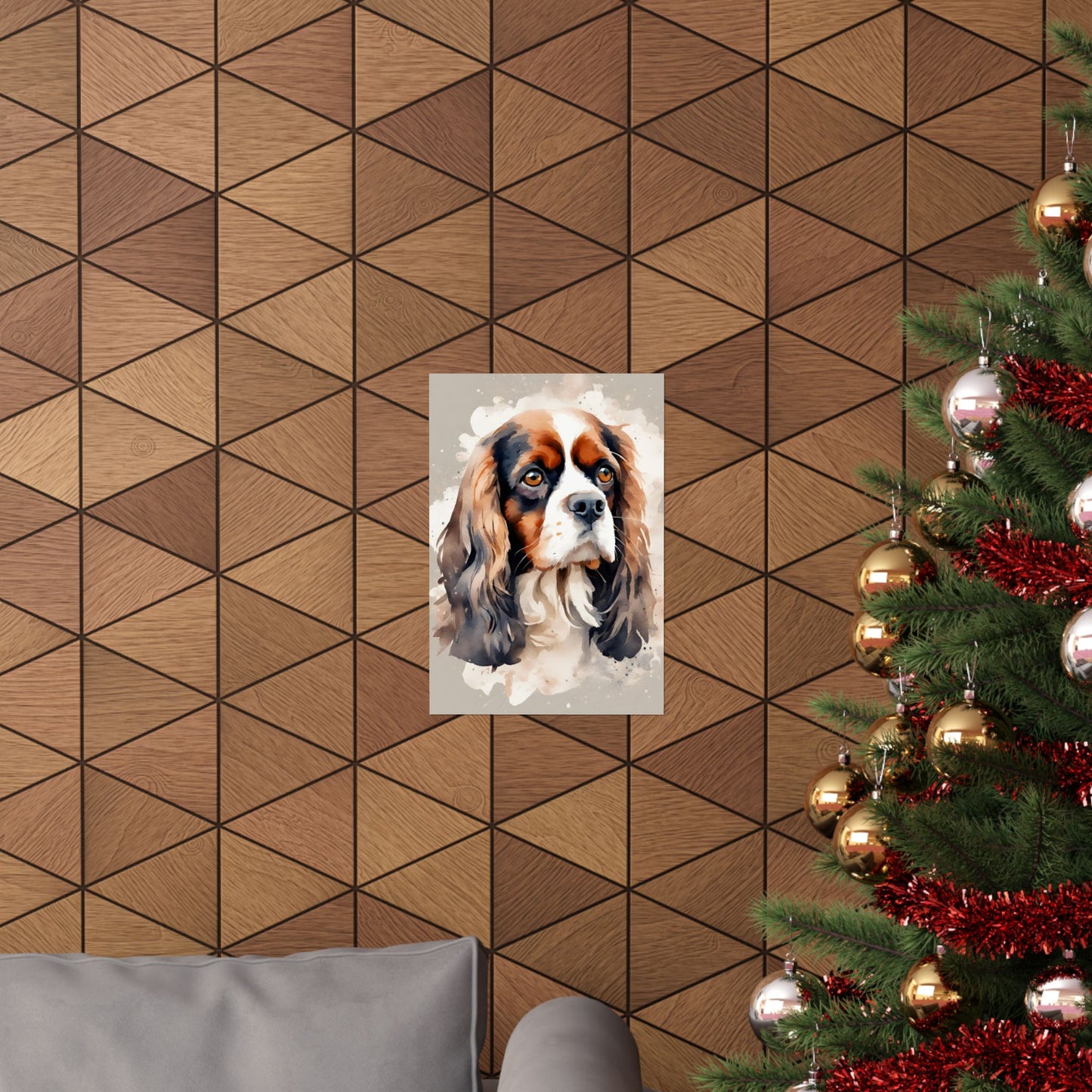 Dogs King Charles Spaniel 04 Matte Vertical Poster