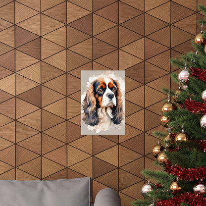 Dogs King Charles Spaniel 04 Matte Vertical Poster
