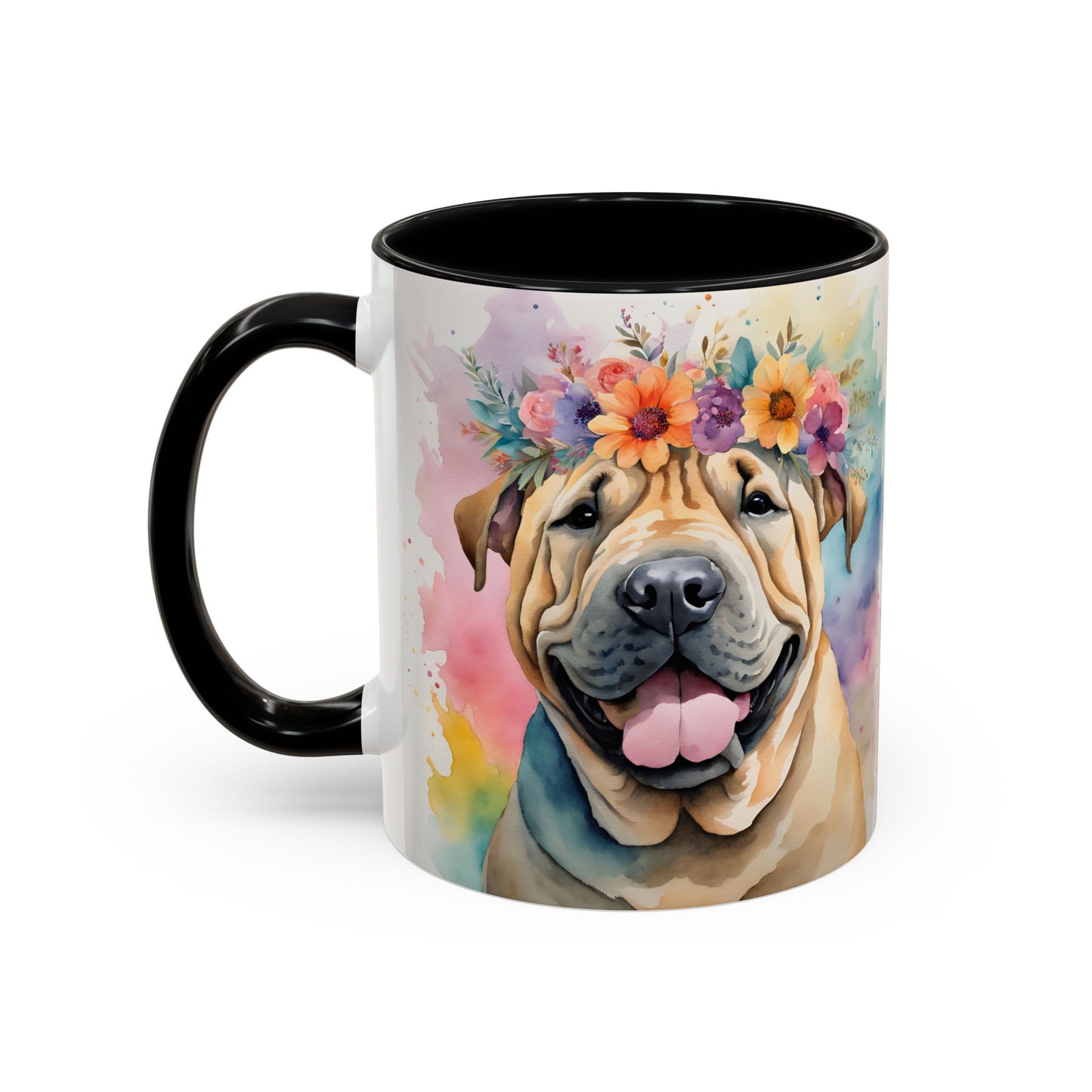 Shar Pei 02 Accent Coffee Mug - Dog Lover Gift