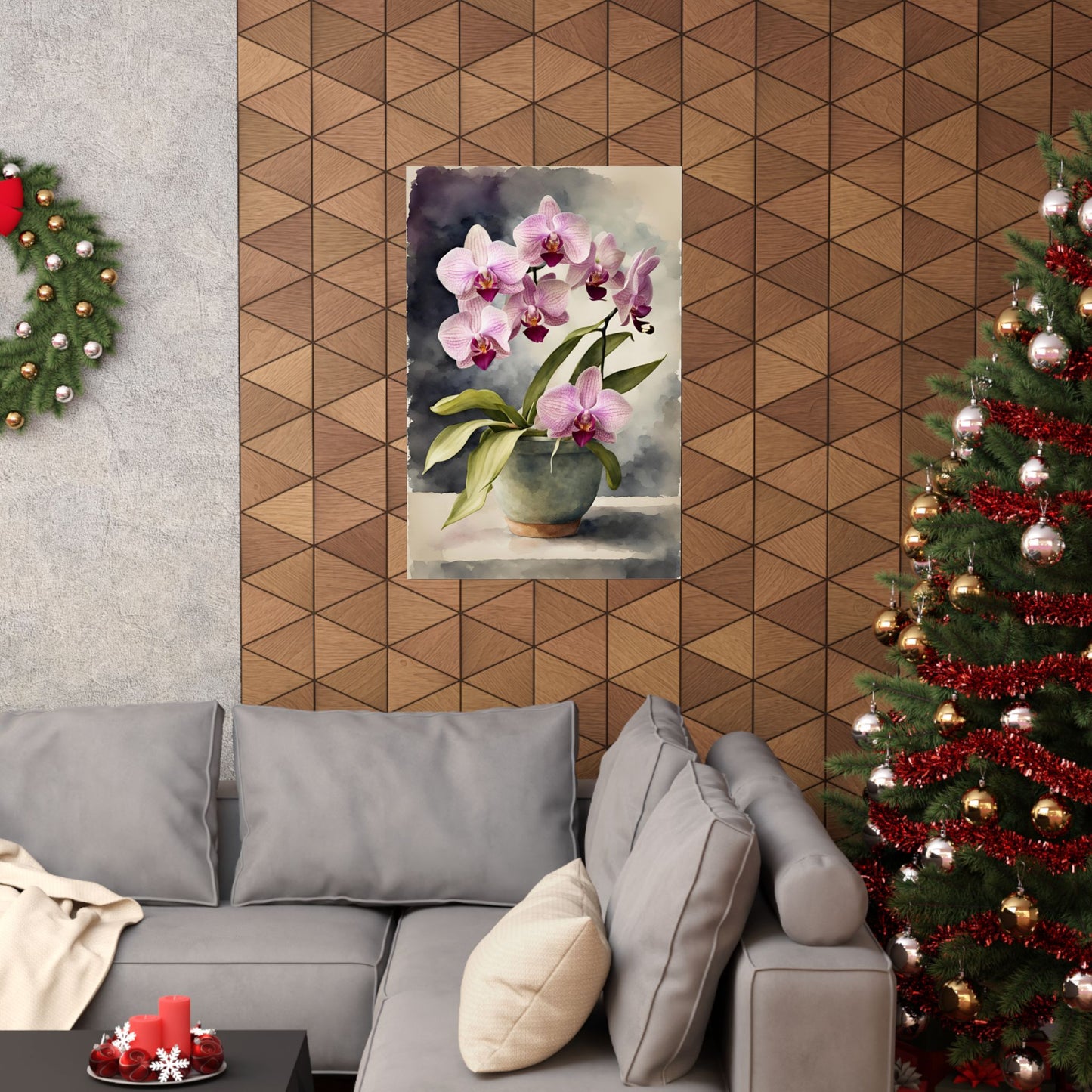 Orchids 08 Matte Vertical Poster
