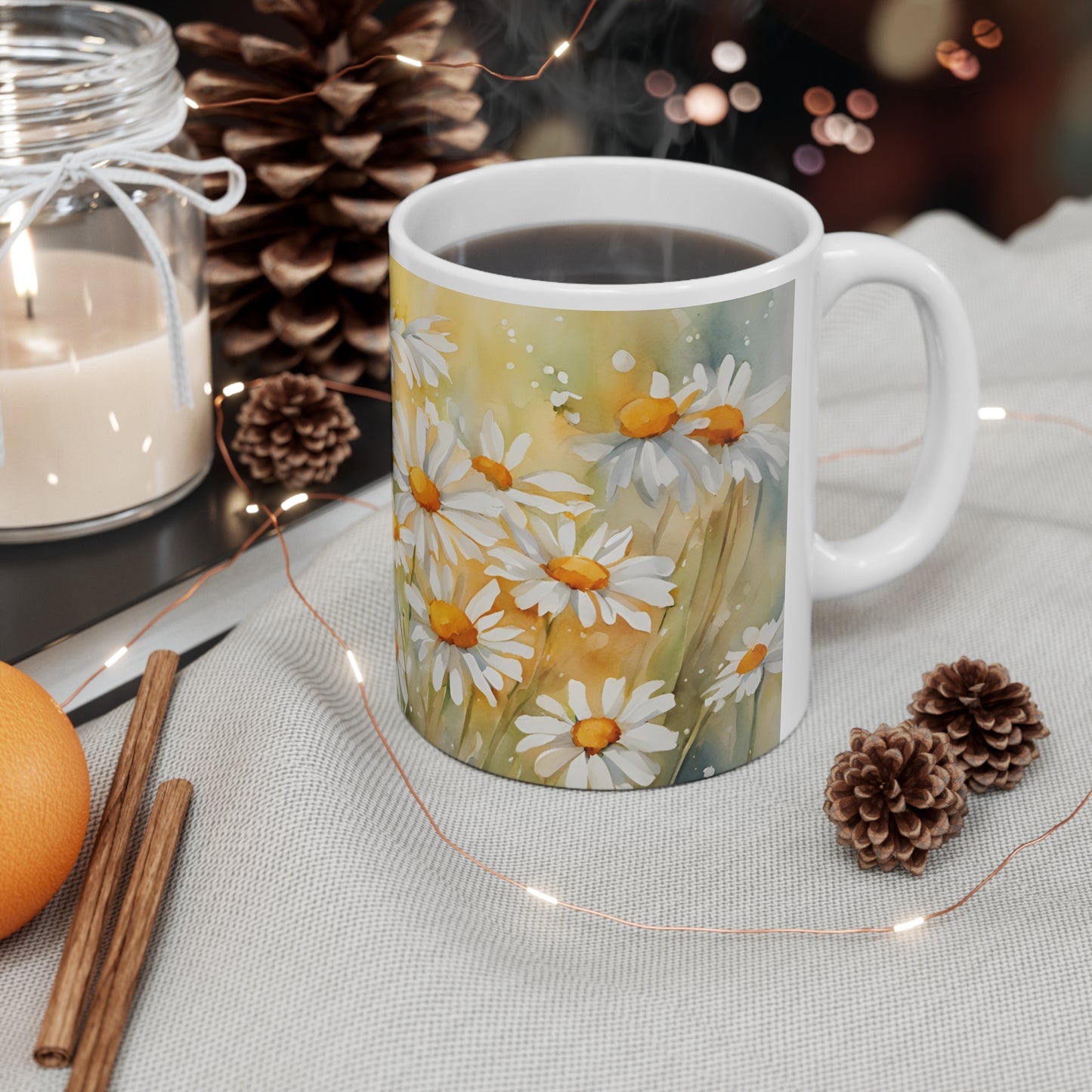 Daisies 02 Mug - Nature's Beauty Collection