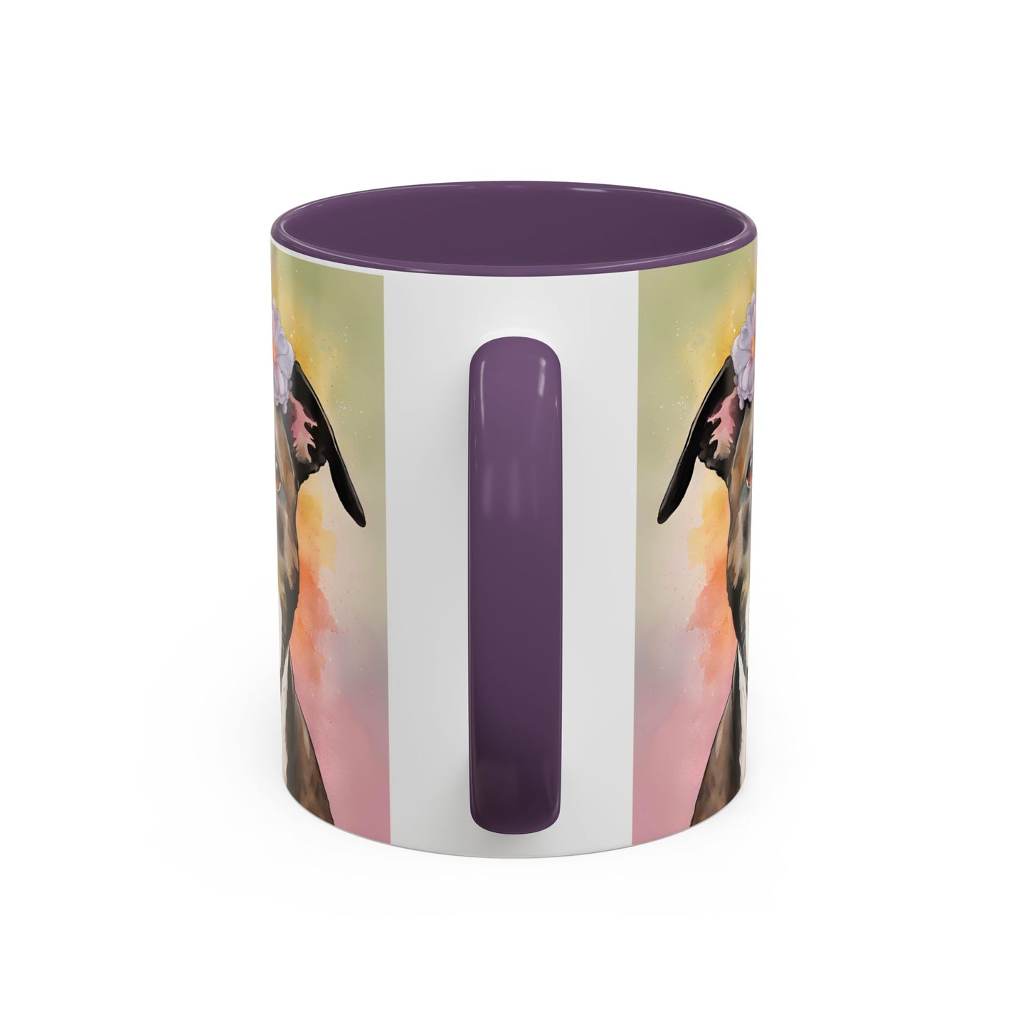 Staffordshire Bull Terrier 01 Accent Coffee Mug - Dog Lover Gift