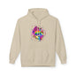 Multicolored Splash Cheetah Lips Unisex Valentines Hoodie