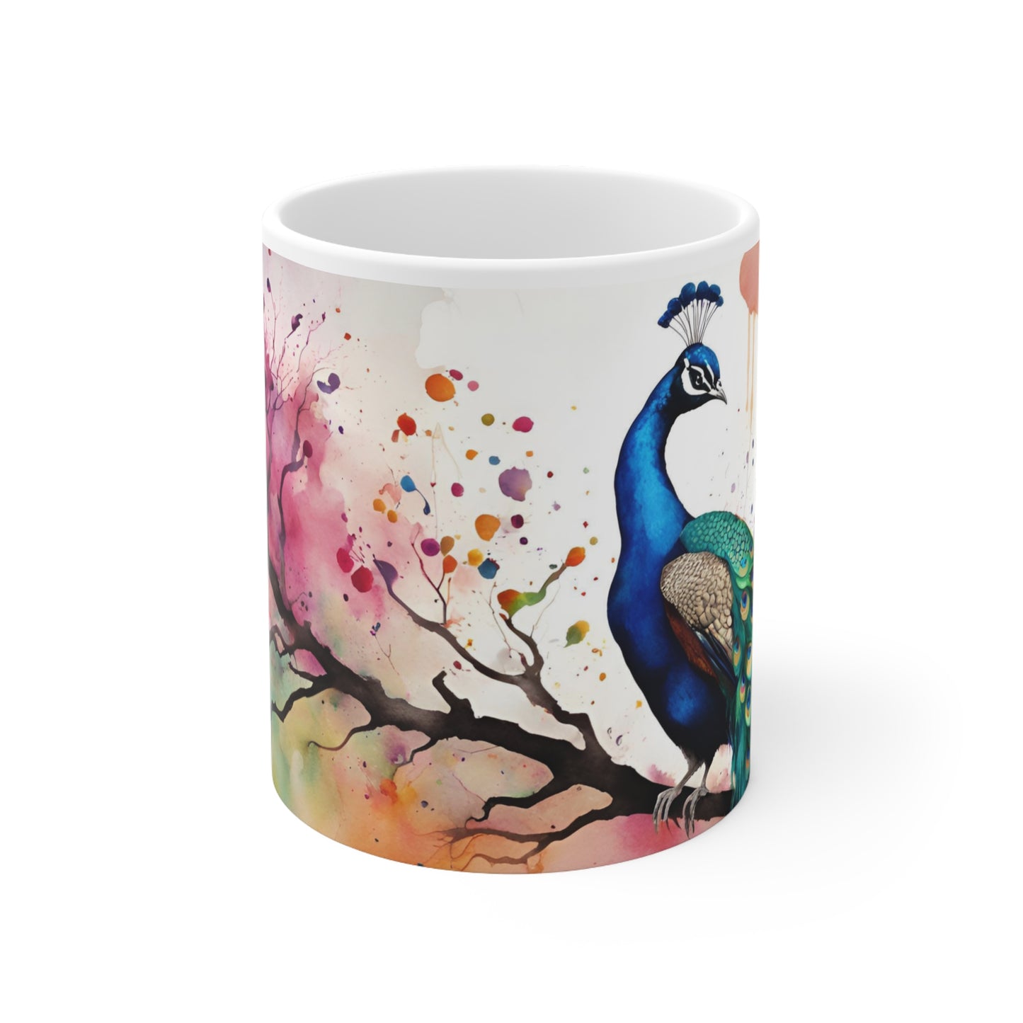 Peacock 02 Mug - Nature's Beauty Collection