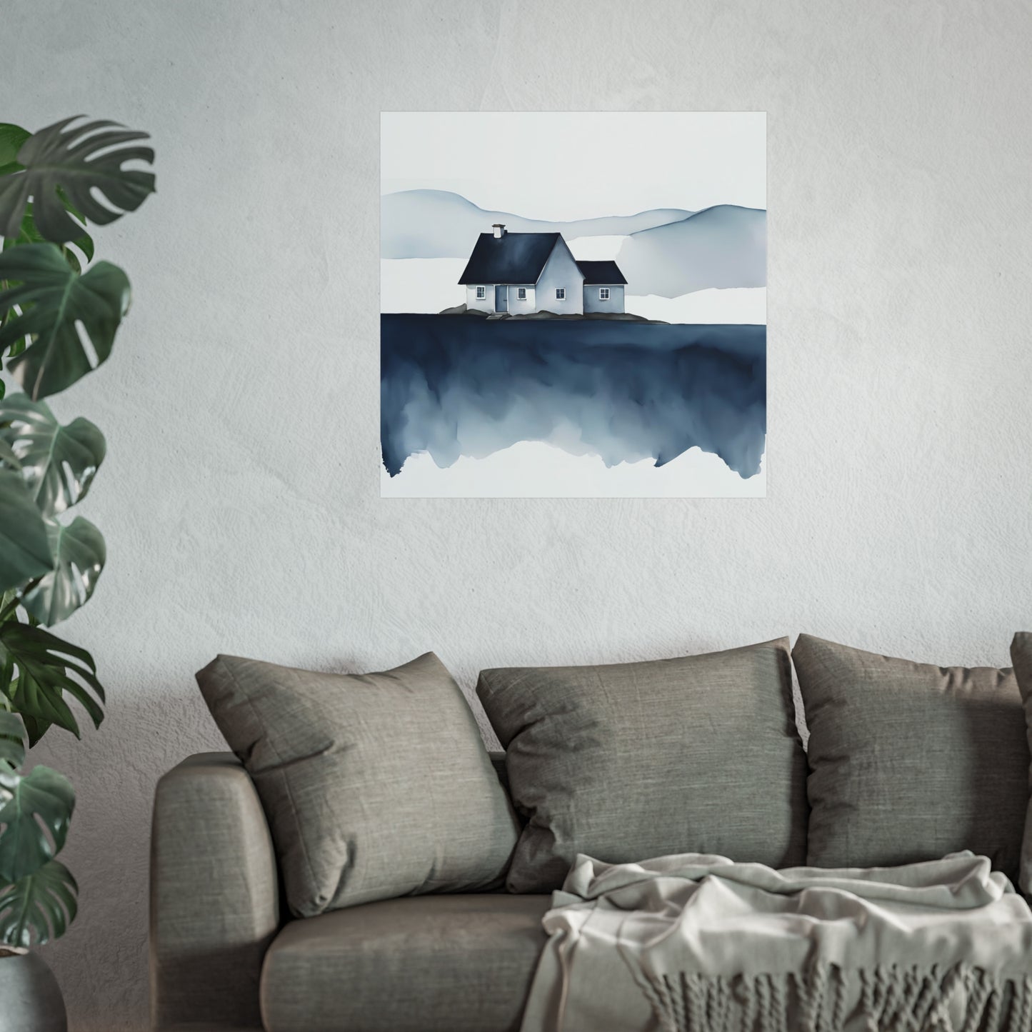 Blue Collection 7 Matte Print
