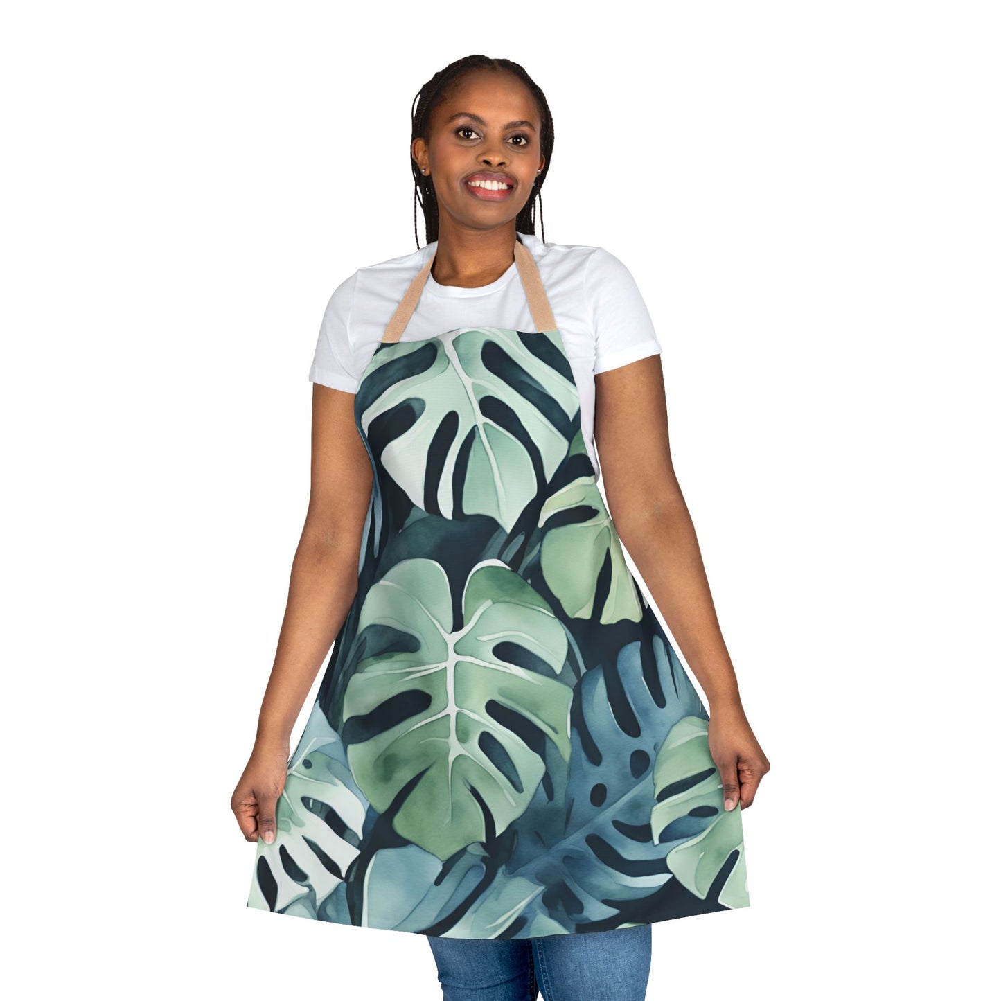 Monstera Adult Apron (AOP)