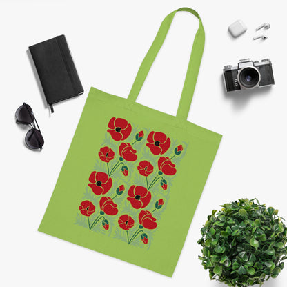 Abstract flowers 14 Cotton Tote