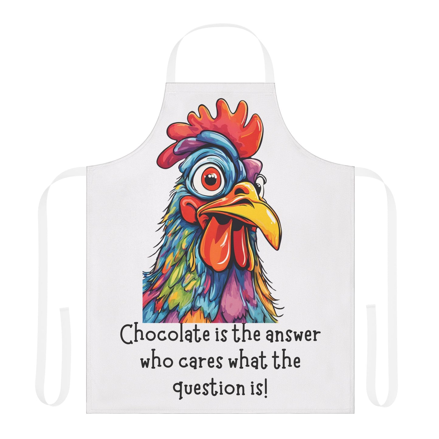 Chocolate is the answer……Adult Apron (AOP)