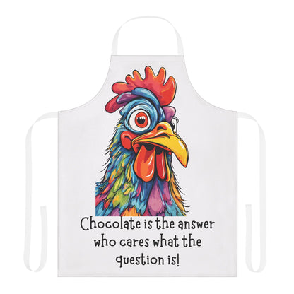 Chocolate is the answer……Adult Apron (AOP)