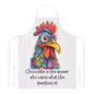 Chocolate is the answer……Adult Apron (AOP)