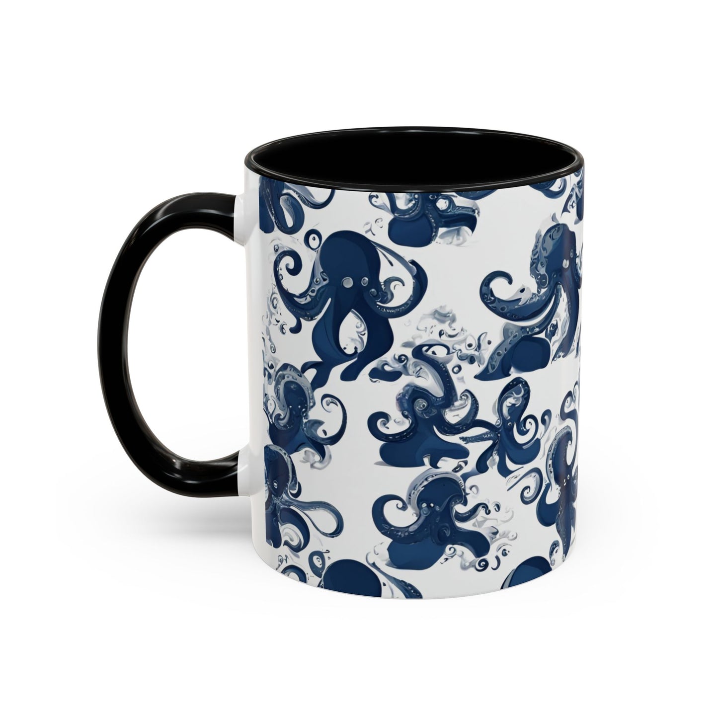 Octopus 3 Accent Coffee Mug (11oz)