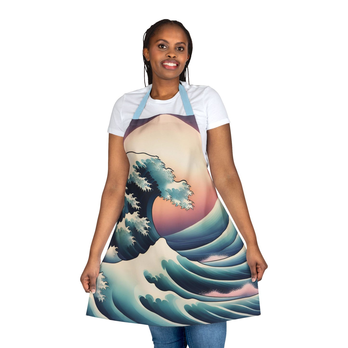 Waves 1 Apron, 5 Color Straps (AOP)