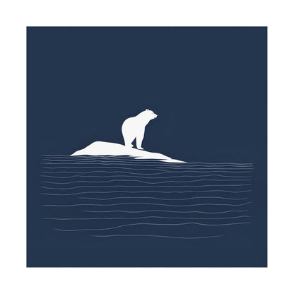 Lone Collection Polar Bear 10 Matte Square Posters