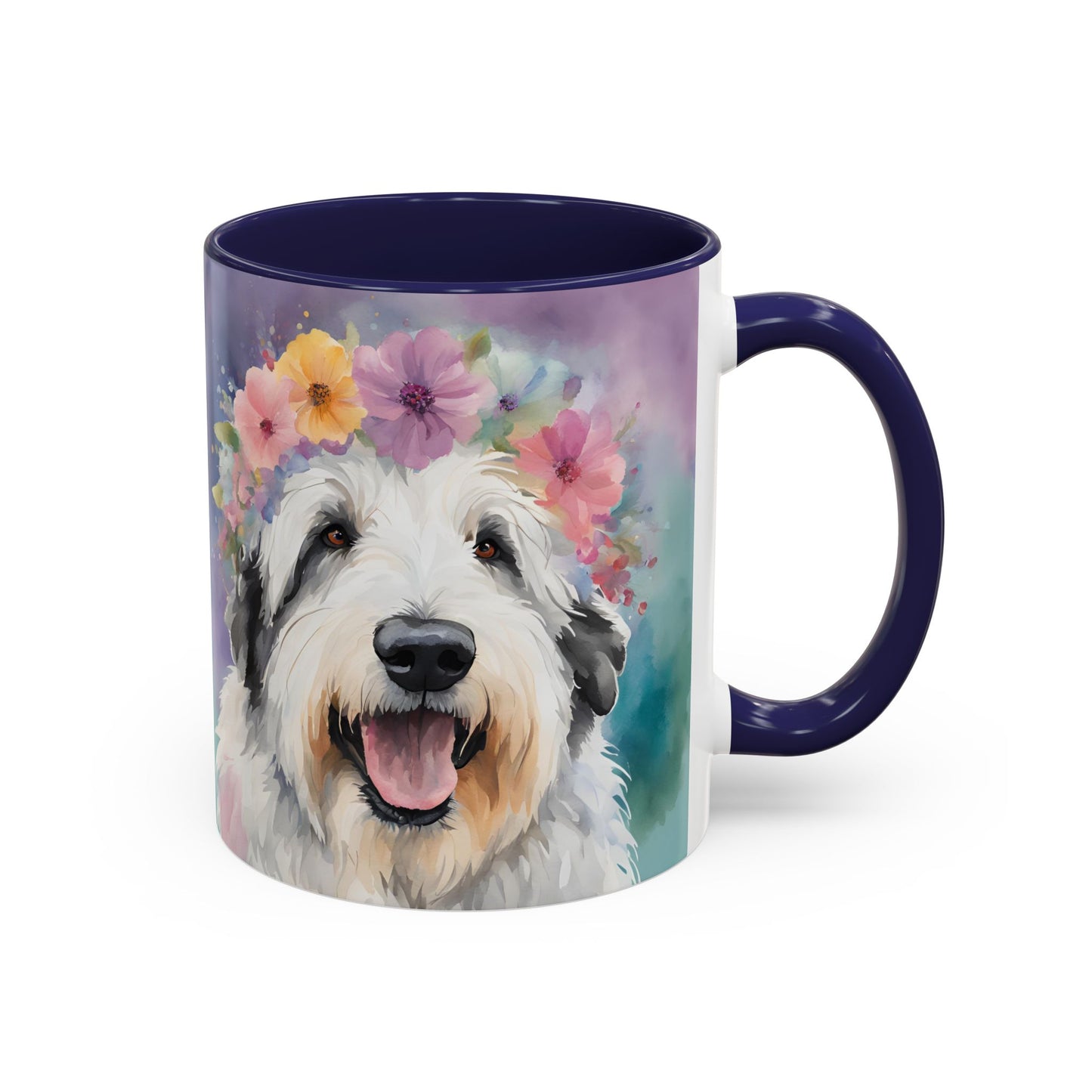 Bearded Collie 04 Accent Coffee Mug - Dog Lover Gift