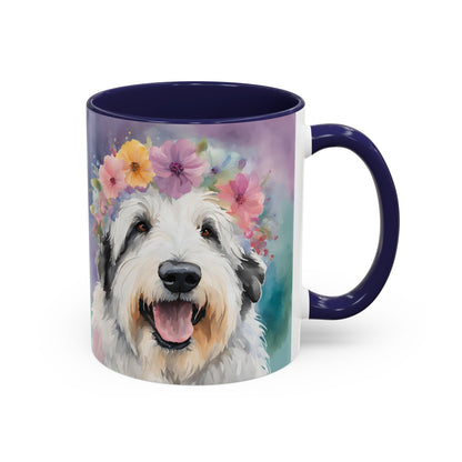 Bearded Collie 04 Accent Coffee Mug - Dog Lover Gift