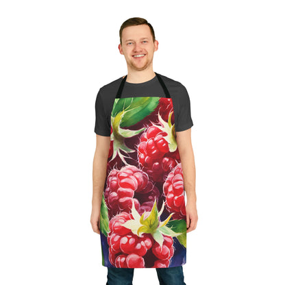 Raspberries 01 Apron 5-Color Straps