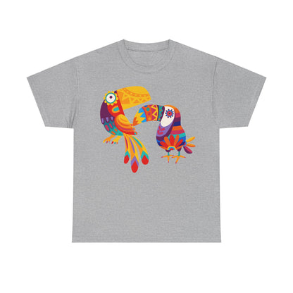 Jazzy birds 08 Unisex Heavy Cotton Tee