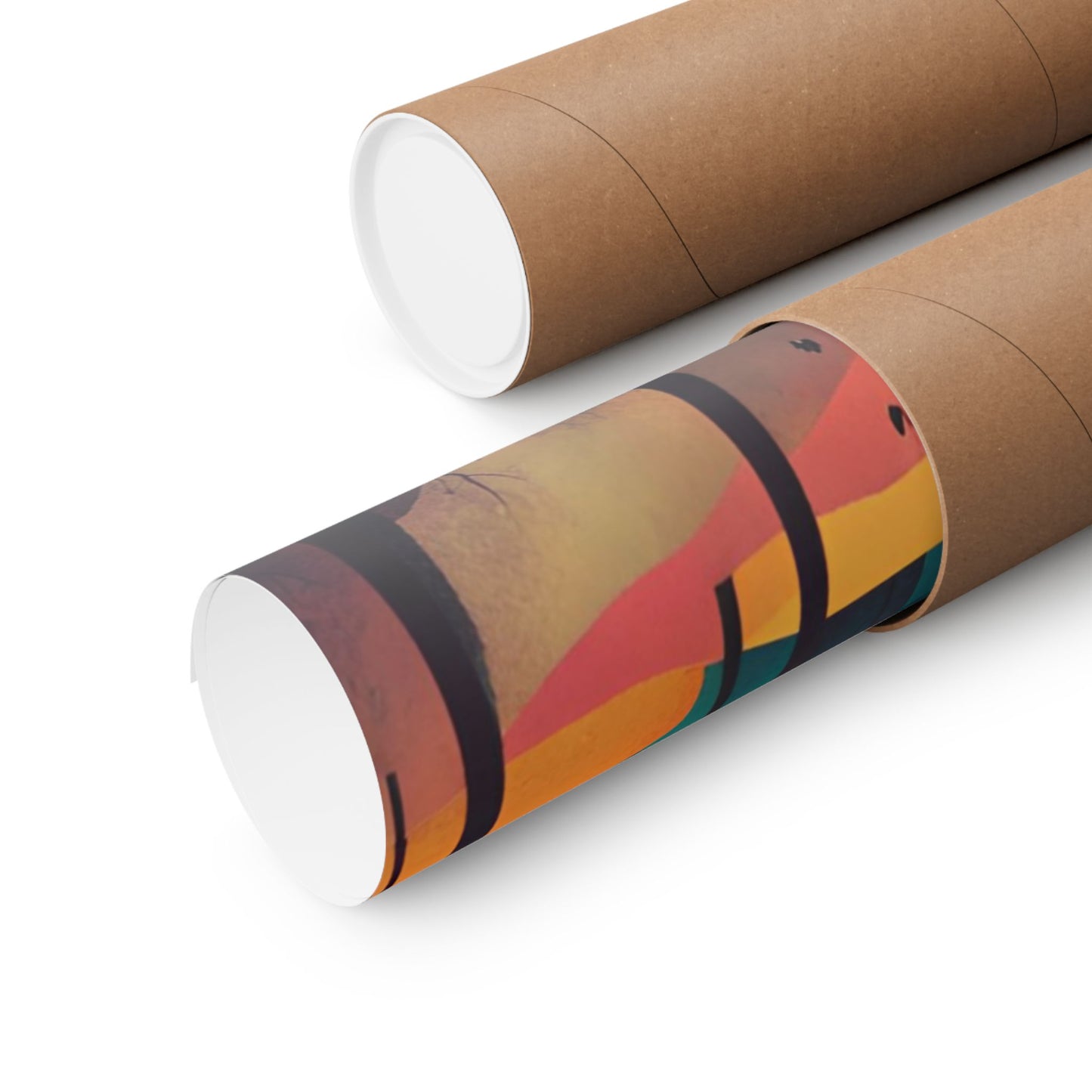 Retro forest 4 Matte Horizontal Posters