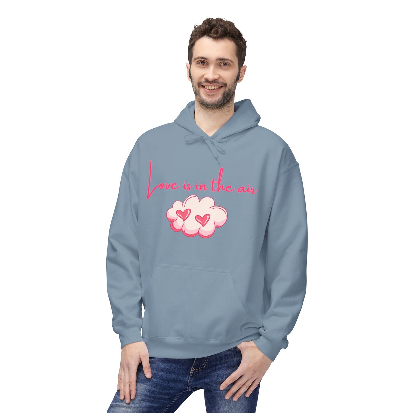 Love Is In The Air Unisex Valentines Hoodie